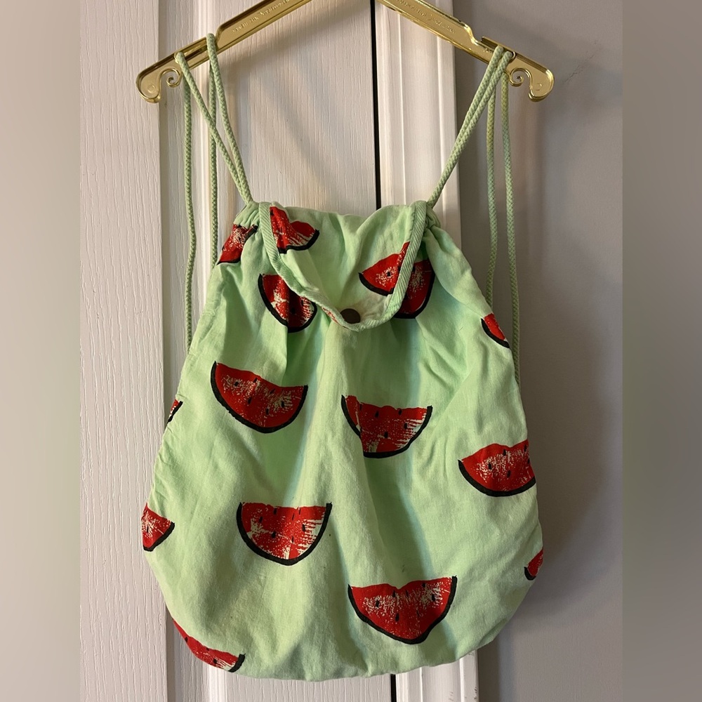 Bobo Choses Watermelon Drawstring Backpack